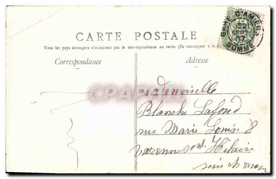 CPA Amiens Cathedrale Reliquaires de St Jean Baptiste  — Back