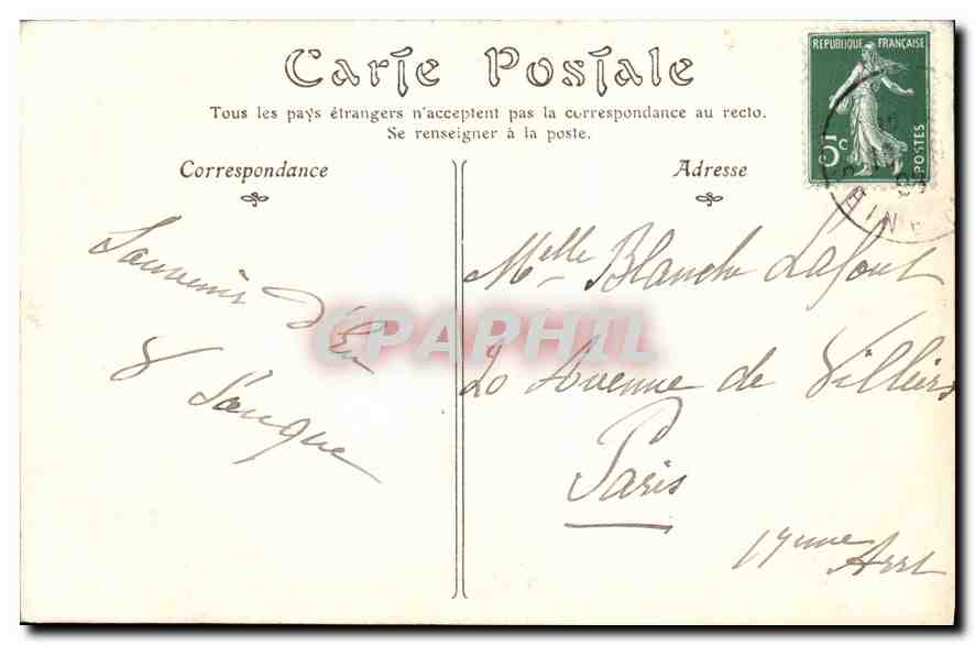 CPA Eu Somme Tombeau d'Henri de Guise  — Rückseite