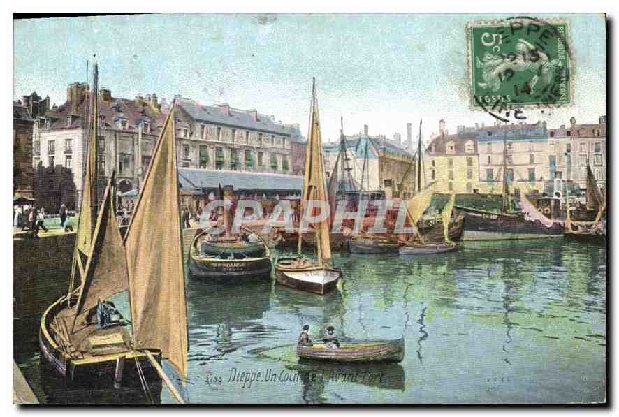 CPA Dieppe Bateaux