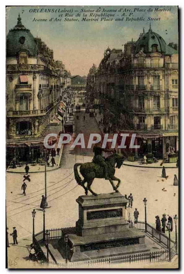 CPA Orleans Loiret Statue de Jeanne d'Arc 