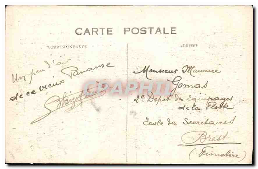 CPA Paris La Conciergerie  — Rückseite