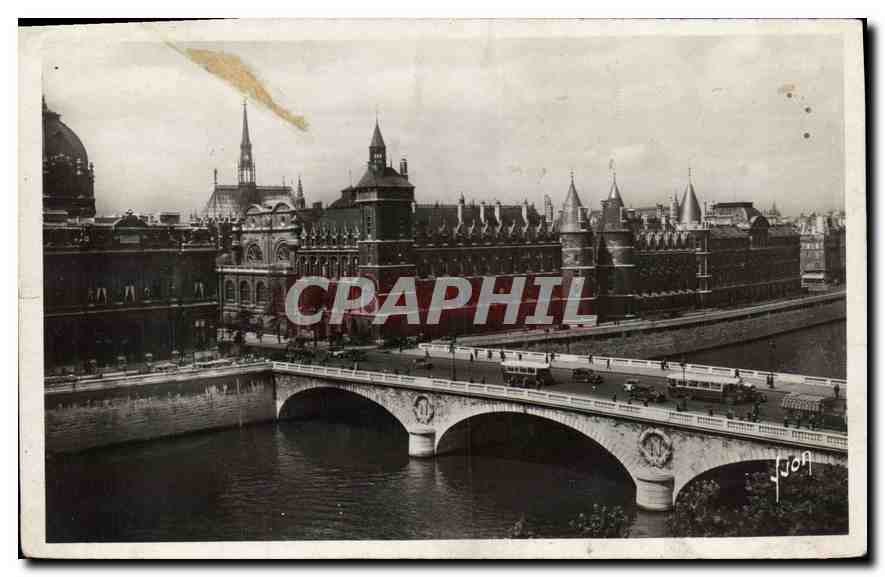 CPA Paris Le Palais de Justice et le Pont au Change 