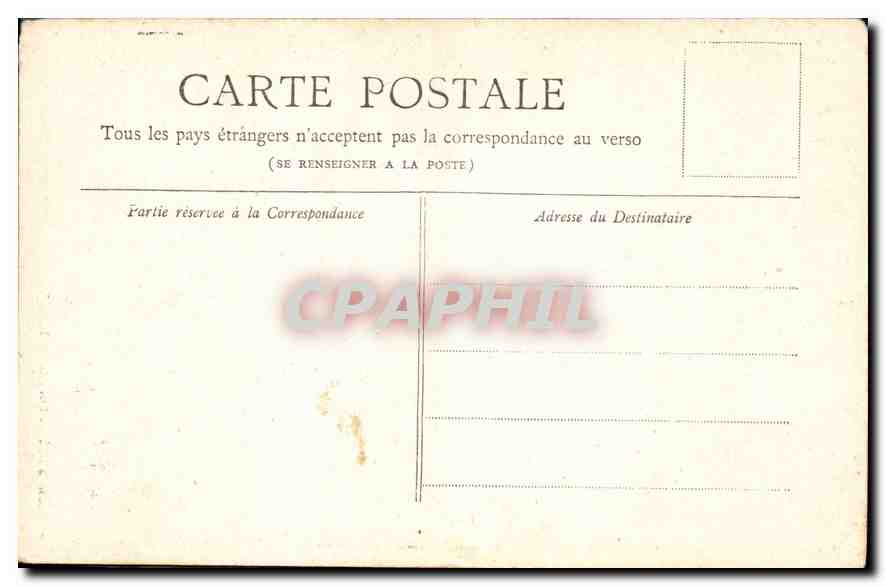CPA Paris Horloge du Palais de Justice  — Rückseite