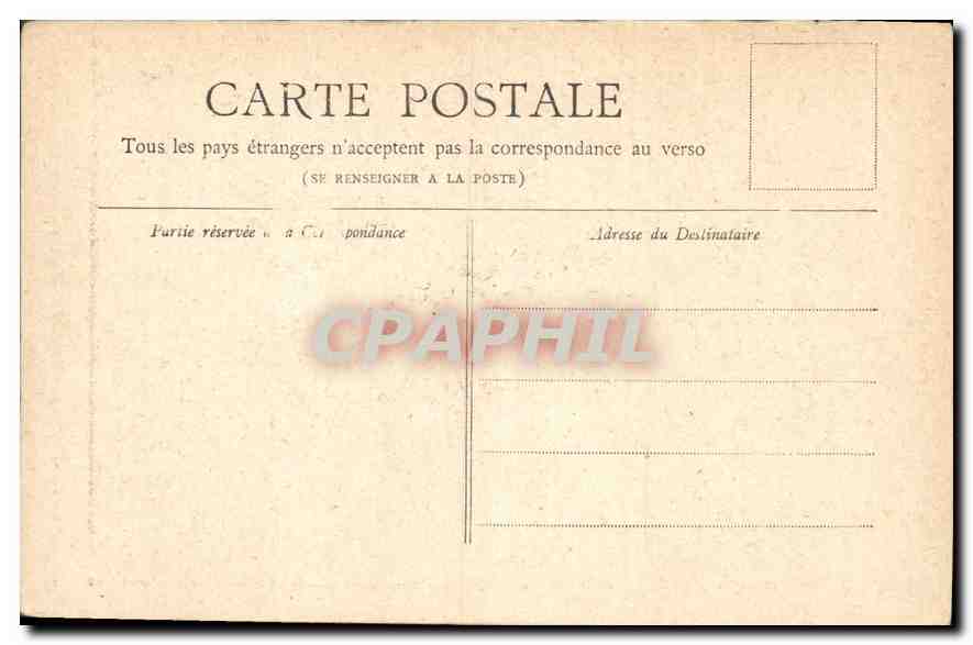 CPA Paris Horloge du Palais de Justice  — Rückseite