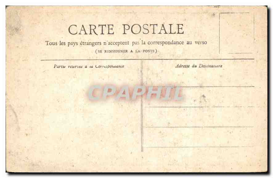 CPA Paris L'Eglise de la Trinite  — Rückseite