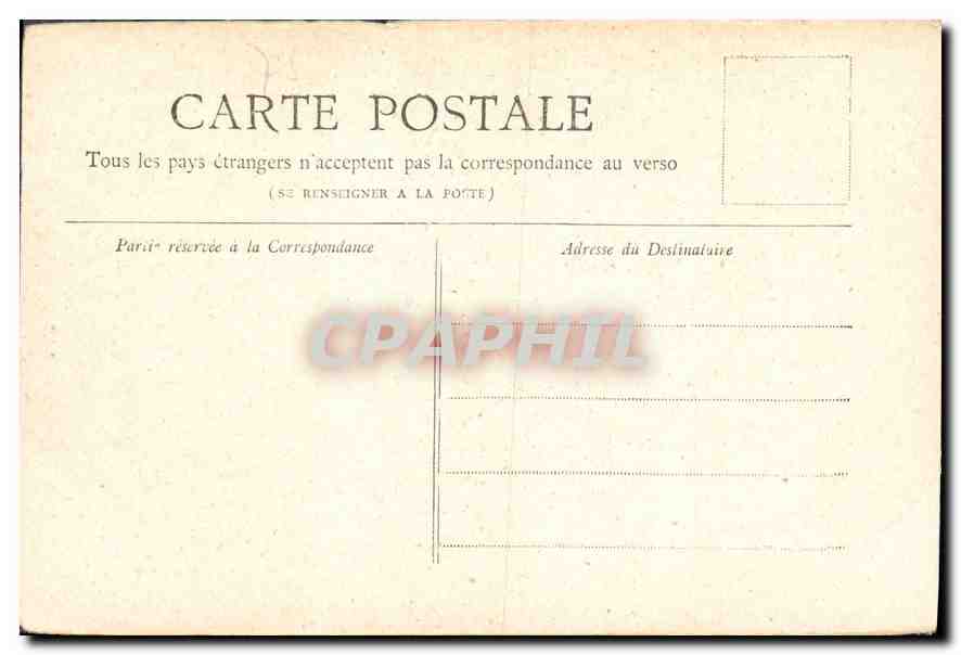 CPA Paris Eglise Saint Augustin  — Rückseite