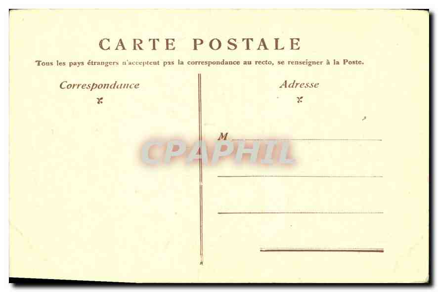 CPA Paris La Sainte Chapelle  — Verso