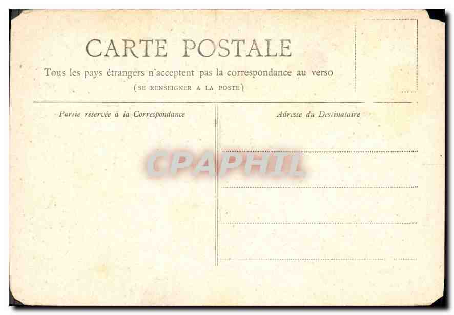 CPA Paris L'Eglise de la Trinite  — Verso