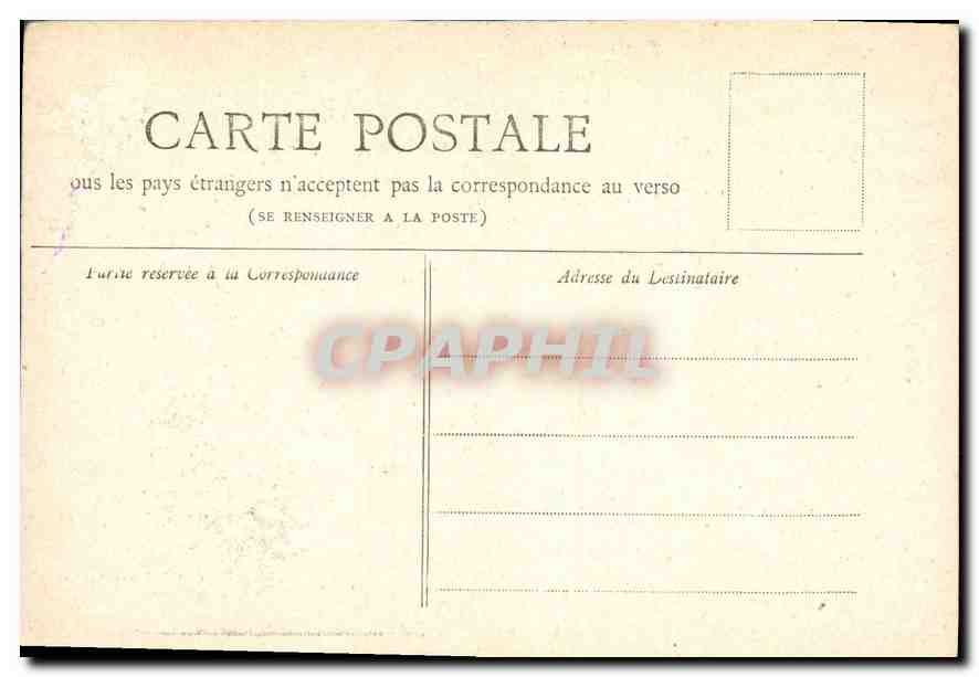 CPA Paris Eglise Saint Augustin  — Verso