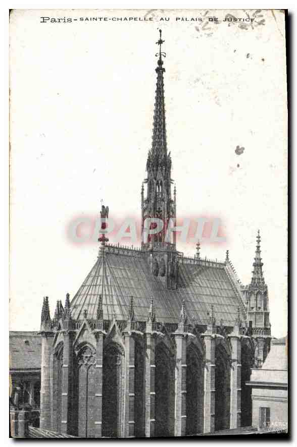 CPA Paris Sainte Chapelle au Palais de Justice 