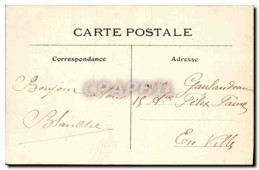 CPA Les Eglises de Paris Saint Etienne du Mont Le Jube  — Verso