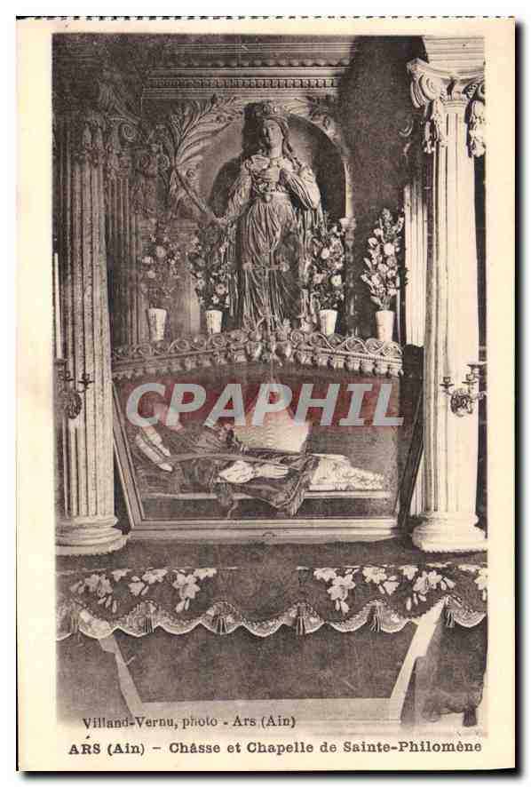 CPA Ars Ain Chasse et Chapelle de Sainte Philomene 