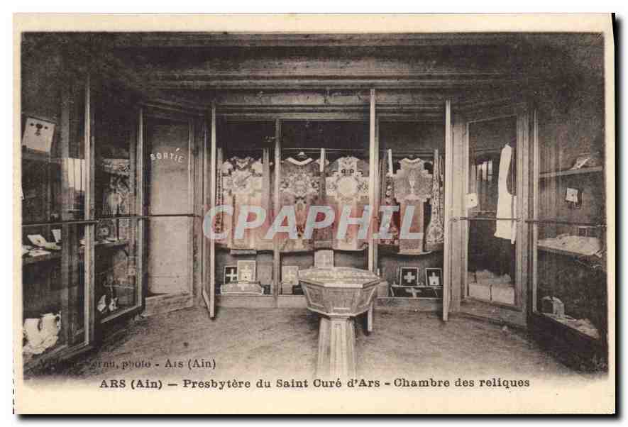 CPA Ars Ain Presbytere du Saint Cure d'Ars Chambre des reliques 