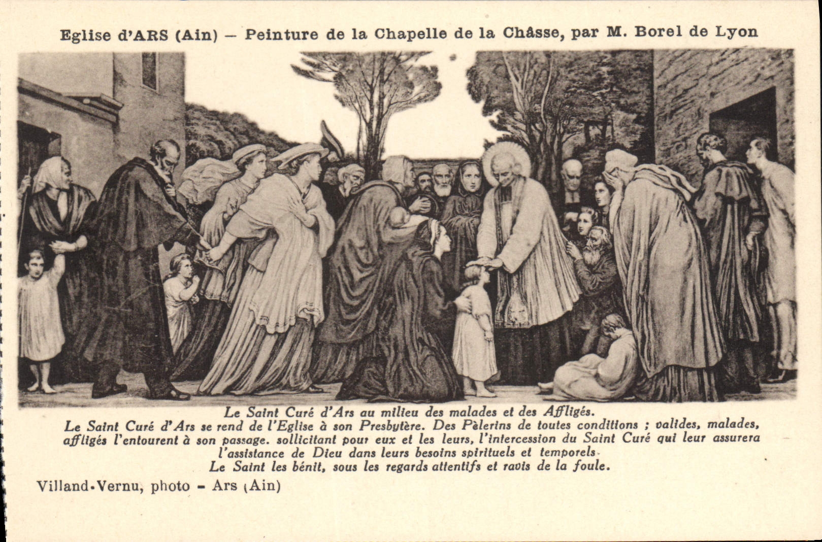 CPA Eglise d'Ars Ain Peinture de la Chapelle de la Chasse 