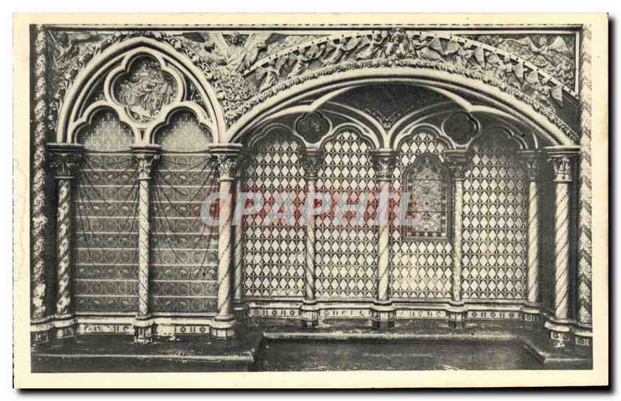 CPA Paris La Sainte Chapelle Chapelle haute Un Oratoire 