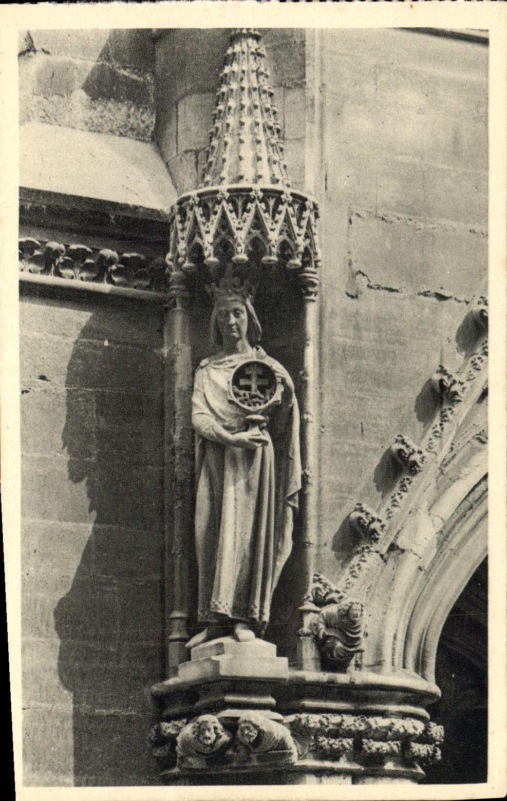 CPA Paris La Sainte Chapelle Porche Sud Saint Louis 