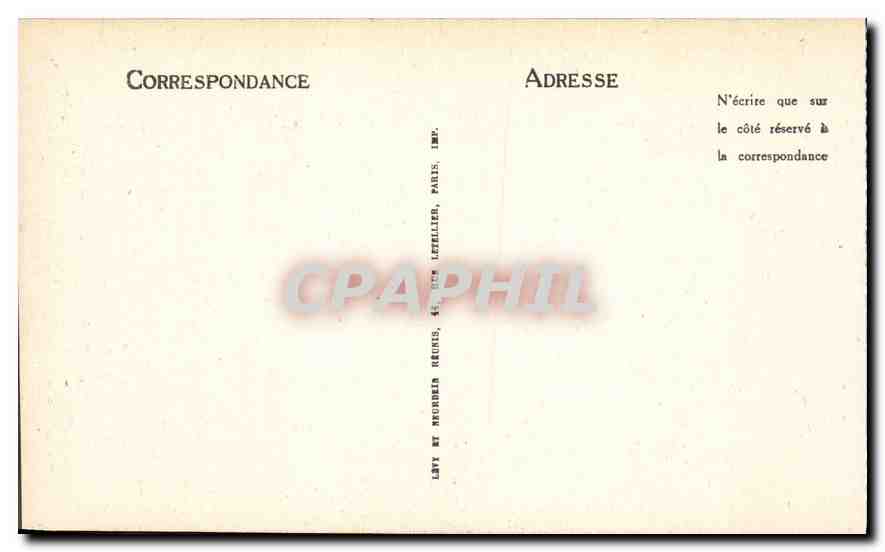 CPA Paris La Sainte Chapelle Portail de la Chapelle Haute  — Rückseite
