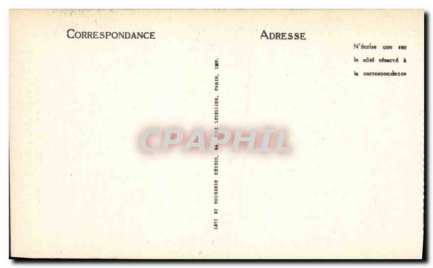 CPA Paris La Sainte Chapelle Portail de la Chapelle Haute  — Rückseite