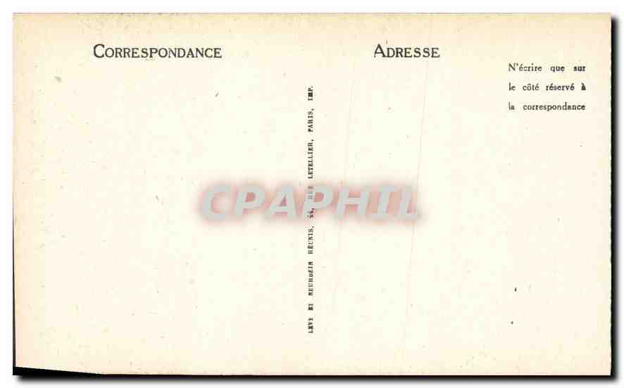 CPA Paris La Sainte Chapelle Pinacles  — Rückseite