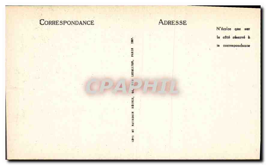 CPA Paris Portail de la Sainte Chapelle  — Rückseite