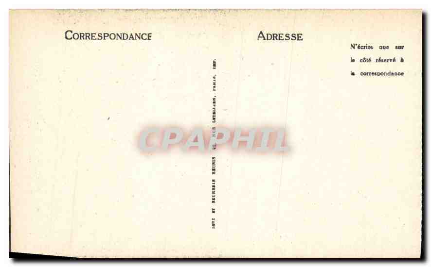 CPA Paris La Sainte Chapelle Porche  — Rückseite