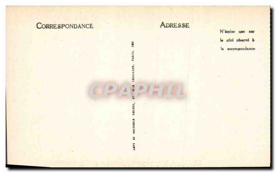 CPA Paris La Sainte Chapelle Oratoire de Blanche de Castille  — Rückseite