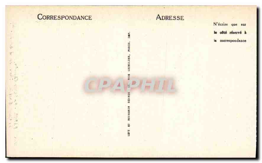 CPA Paris La Sainte Chapelle Le Comte d'Arlois  — Rückseite