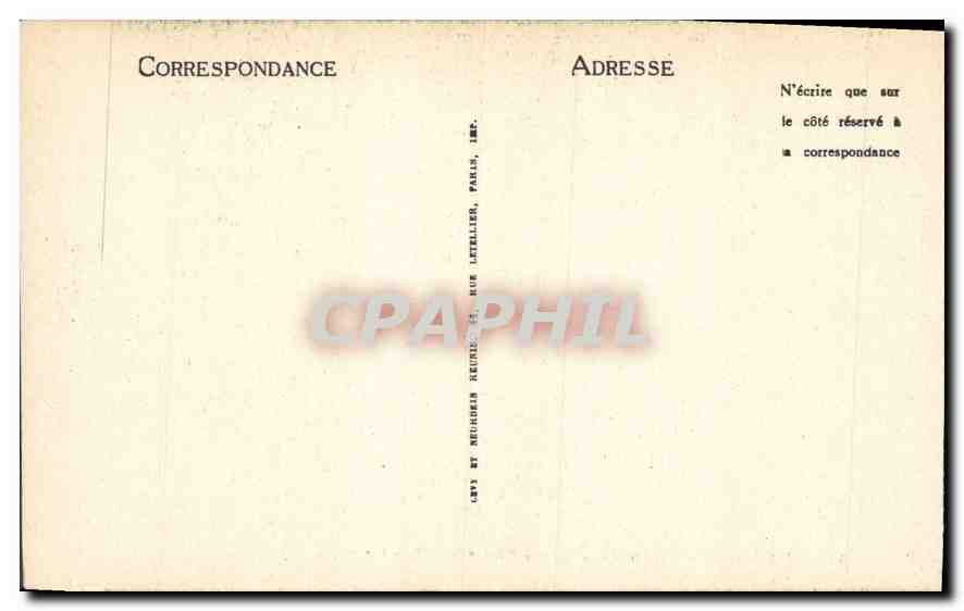 CPA Paris La Crypte de la Sainte Chapelle  — Rückseite
