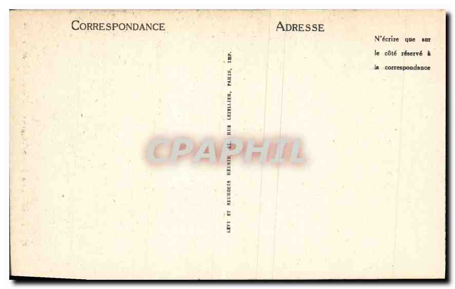 CPA Paris La Sainte Chapelle  — Rückseite