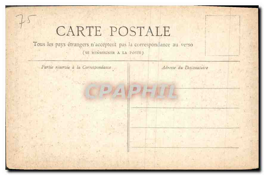 CPA Paris Tour Saint Jacques  — Rückseite