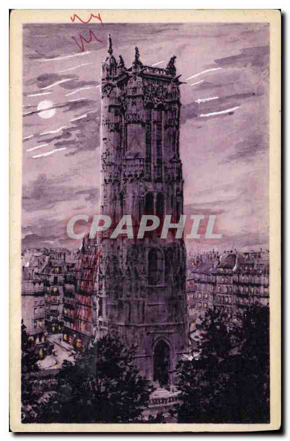 CPA Paris La Tour St Jacques 