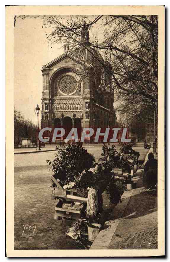 CPA Paris L'Eglise Saint Augustin 