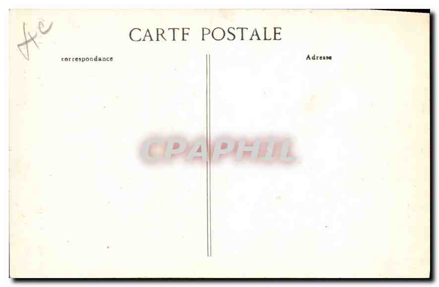 CPA Eglise St Gervais Bombardee Par Canons  — Rückseite