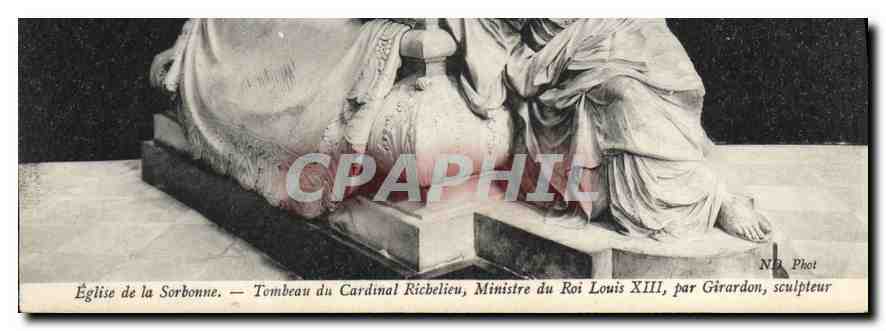 CPA Eglise de la Sorbonne Tombeau du Cardinal Richelieu 