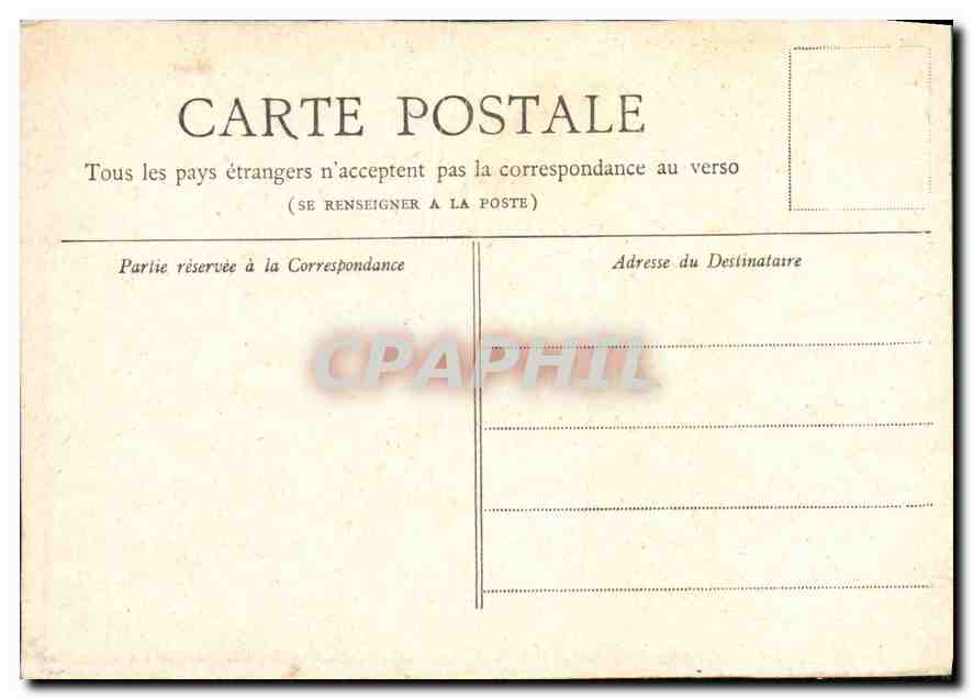 CPA Paris L'Eglise de la Trinite  — Verso