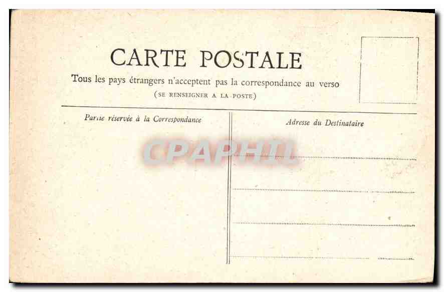 CPA Paris L'Eglise de la Trinite  — Verso