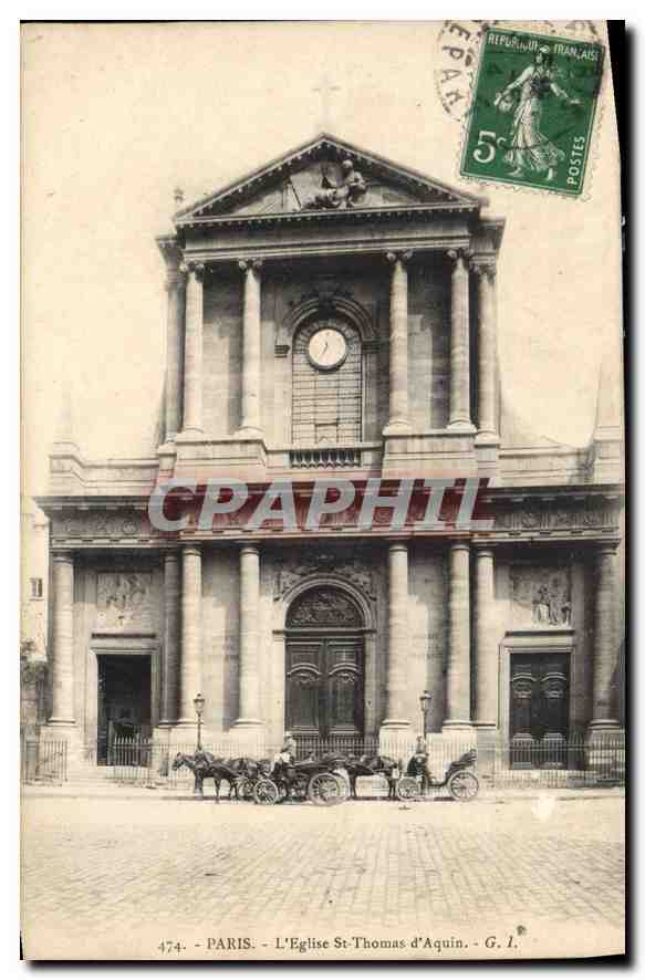 CPA Paris L'Eglise St Thomas d'Aquin 