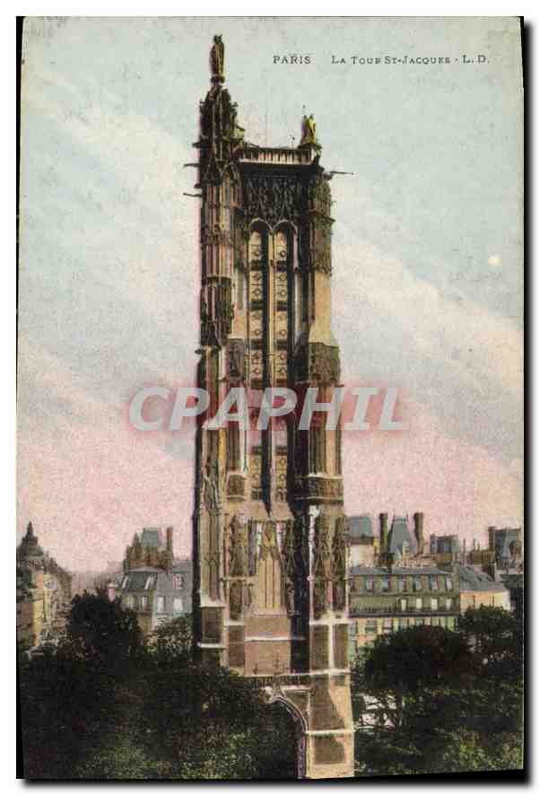 CPA Paris La Tour St Jacques 