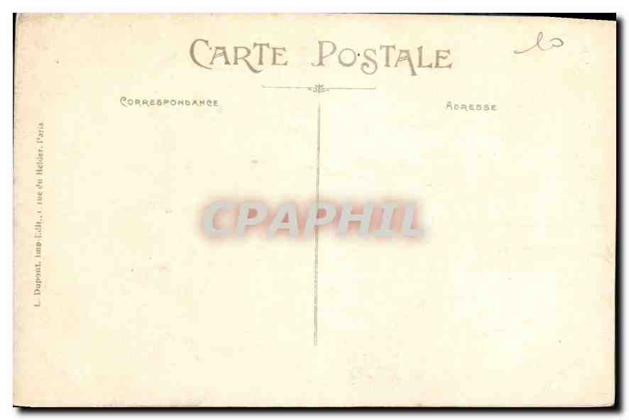 CPA Paris La Tour St Jacques  — Verso