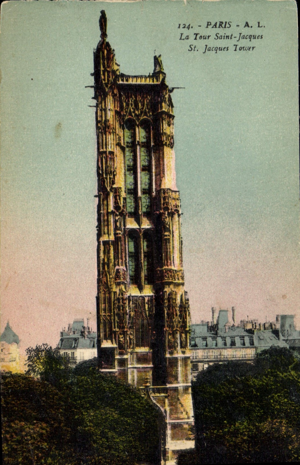 CPA Paris La Tour Saint Jacques 