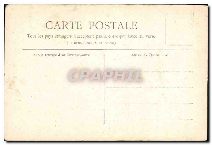 CPA Paris Eglise Saint Augustin  — Verso