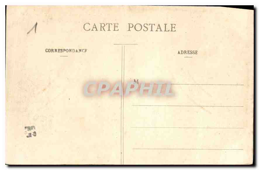 CPA Paris Arc de Triomphe et Place de l'Etoile  — Rückseite