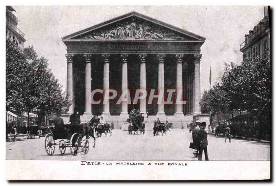 CPA Paris La Madeleine Rue Royale 