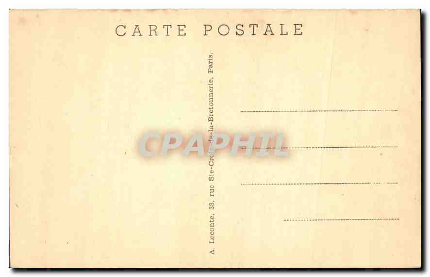 CPA Paris La Madeleine  — Rückseite