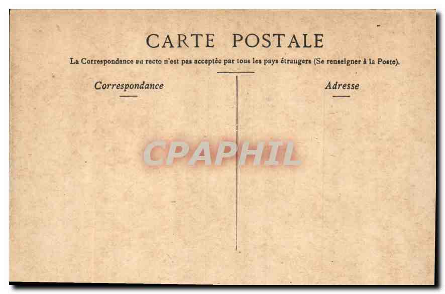 CPA Paris La Madeleine Rue Royale  — Verso