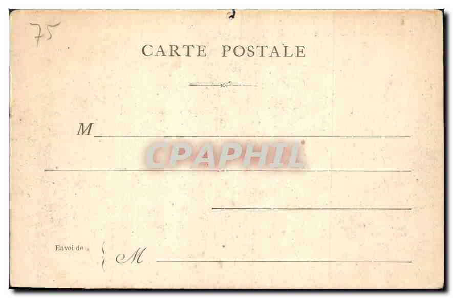 CPA Paris La Madeleine  — Verso