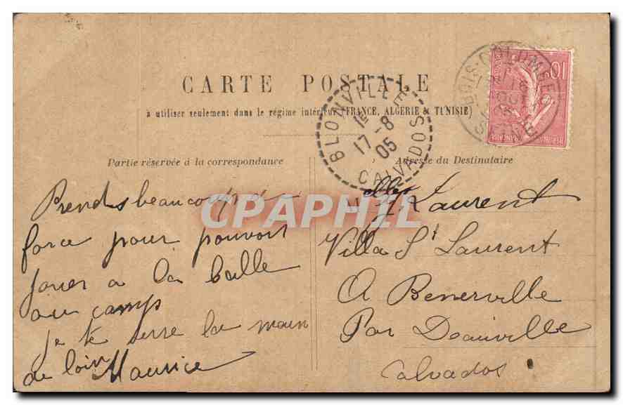 CPA Paris La Madeleine  — Rückseite
