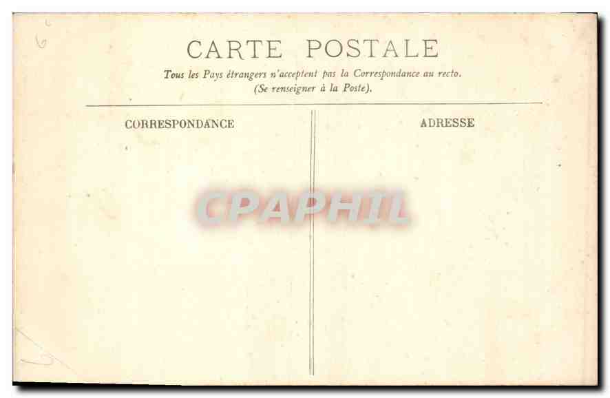 CPA Paris Le Jardin du Luxembourg  — Rückseite