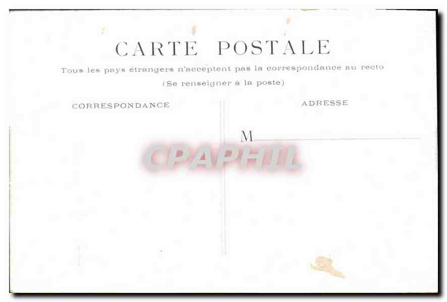 CPA Paris Palais du Luxembourg  — Rückseite