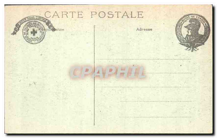 CPA Paris Hotel des Invalides Tombeau de Napoleon I  — Verso